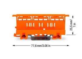 Base De Montagem 0221 P/ Conecto Ate 6mm Wago Cod 60366336