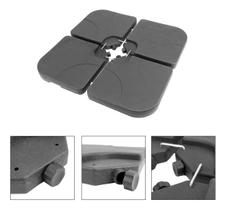 Base De Ombrelone Contra Peso Lateral 4 Peças 60 Litros RM Decor