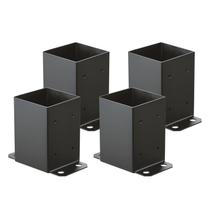 Base de postagem: 4 peças MEWSDEN Heavy Duty, resistente à corrosão Base de postagem: 4 peças MEWSDEN Heavy Duty, resistente à corrosão