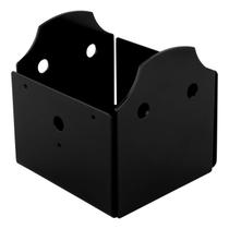 Base de postagem National Hardware N800-011 13x14x14 cm preta