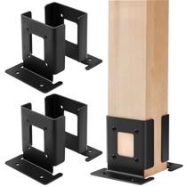 Base de poste de pérgola 4x4 ajustável para cerca de madeira, poste 4x6 Base de poste de pérgola 4x4 ajustável para cerca de madeira, poste 4x6