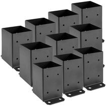 Base de poste VEVOR, 10 unidades, âncora de vedação de madeira de 4 x 4 polegadas (9,1 x 9,1 cm) Base de poste VEVOR, 10 unidades, âncora de vedação de madeira de 4 x 4 polegadas (9,1 x 9,1 cm)
