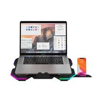 Base De Resfriamento Para Laptop Gamer RGB Com 6 Ventiladores Para Notebooks De 12 a 17 Polegadas