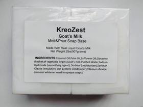 Base de Sabonete KreoZest com Leite de Cabra 907 g Hidratante para Faça Você Mesmo Base de Sabonete KreoZest com Leite de Cabra 907 g Hidratante para Faça Você Mesmo