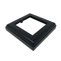 Base de saia para poste Nuvo Iron ADPBS6 em alumínio 6x6 preto Base de saia para poste Nuvo Iron ADPBS6 em alumínio 6x6 preto