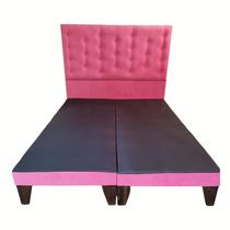Base de sofá-cama Rimar European Type 2 lugares, pelúcia rosa