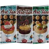 Base de Torta, Kit 24 Salgada + 24 Chocolate +24 Doce 4cm - Art Tard