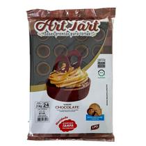 Base de Torta, Tortinha Chocolate Redonda 4cm c/24 und.