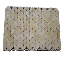 Base Descanso Panela Madeira Retangular Marfim 27cm x 21cm Base Descanso Panela Madeira Retangular Marfim 27cm x 21cm