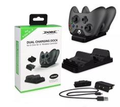 Base Dock Carregador para 2 Controle One S X + 2 Baterias Recarregáveis Base Dock Carregador para 2 Controle One S X + 2 Baterias Recarregáveis