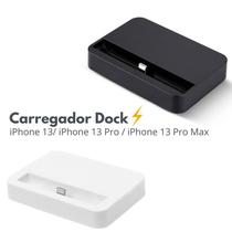 Base Dock Carregador para iPhone 12/ iPhone 12 Pro/ iPhone 12 Pro Max Envio Cor Sortido Preto ou Branco