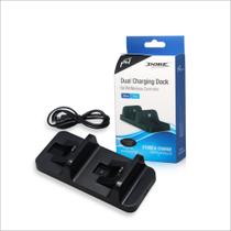 Base Dock Duplo Suporte Carregador Compatível com Controle Manete Playstation Ps4 Slim Pro