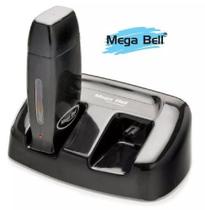 Base Dupla + 1 Aquecedor Rollon De Cera Quente Preto Mega Bell