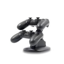 Base Dupla Carregador Controle Ps4 Compatível DualShock Playstation 4 PS4 Slim/Pro - Kingster
