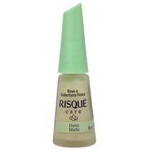 Base e Cobertura Fosca Efeito Matte Risque Care 8ml Base e Cobertura Fosca Efeito Matte Risque Care 8ml