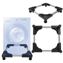 Base Elevatória P/ Lava e Seca Samsung, Electrolux e LG Ideal P/ Elevar, Nivelar e Proteger o Eletrodoméstico Base Elevatória P/ Lava e Seca Samsung, Electrolux e LG Ideal P/ Elevar, Nivelar e Proteger o Eletrodoméstico