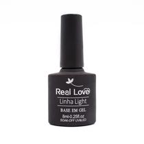 Base em Gel Linha Light Real Love 8ml - Aderência Perfeita e Secagem Rápida Base em Gel Linha Light Real Love 8ml - Aderência Perfeita e Secagem Rápida
