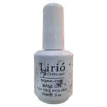 Base Em Gel Lirio 15Ml Unhas Acrigel Fibra Primer Esmalte