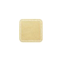 Base Em Mdf Para Cesto Em Crochê Quadrada 30X30Cm