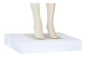 Base em MDP Para Manequim Loja Expositor 1 Metro