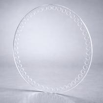 Base em para Crochê 20 ou 25cm em acrilico 2mm cristal Base em para Crochê 20 ou 25cm em acrilico 2mm cristal