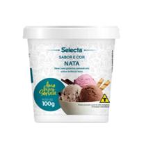 Base em pó para sorvete sabor nata 100g selecta