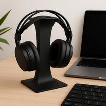 Base Estilosa Para Headset Com Estrutura Firme E Design Curvo Ideal Para Ambientes Organizados