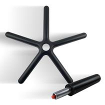 Base Estrela Com Pistão C3 Preto 150kg Universal