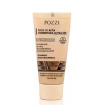 Base Facial Alta Cobertura Ultra Hd Longa Duração Pozzi