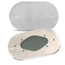 Base filtro marmita h34 cromada (rc113cr) race chrome