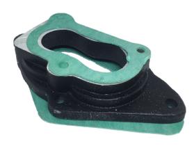Base Flange Carburação Carburador Brosol 2e 3e Com Junta