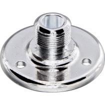 Base,flange de mesa p/suporte flexivel,gooseneck de microfone,c/rosca ext 5/8 "