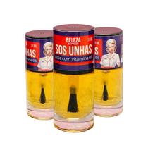 Base fortalecedora com vitamina B5 SOS unhas Beleza Express Base fortalecedora com vitamina B5 SOS unhas Beleza Express