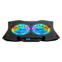 Base Gamer para Notebook C3Tech, até 17.3, RGB, Display LCD, Preto - NBC-400BK C3TECH - C3 tech