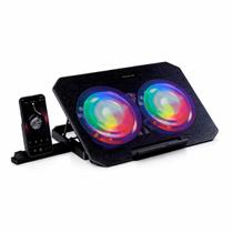 Base Gamer para Notebook Cooler Duplo LED RGB BM-765 B-MAX