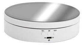 Base Giratória 360 Graus Rotativa Exibição Expositor Vitrine Produtos Joias Brincos