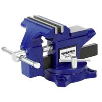 Base giratória Bench Vise WORKPRO de 4,5 polegadas para bancada de trabalho Base giratória Bench Vise WORKPRO de 4,5 polegadas para bancada de trabalho