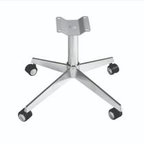 Base Giratória De Metal Com Rodinhas Para Cadeira Poltrona