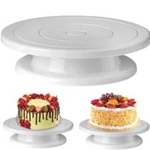 Base Giratória Giratória 28CMx7CM Bailarina Plataforma Bolo Confeitar Torta