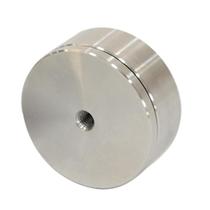 Base Giratória Mini De Inox 304 5Cm Com Rosca M6 Rolamento