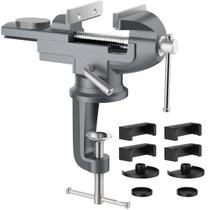 Base giratória universal Table Vise Housolution de 3 polegadas e 360 cinza Base giratória universal Table Vise Housolution de 3 polegadas e 360 cinza