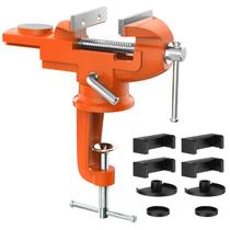 Base giratória universal Table Vise Housolution de 3 polegadas e 360 laranja Base giratória universal Table Vise Housolution de 3 polegadas e 360 laranja