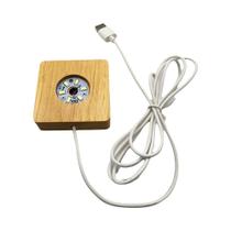 Base Iluminada Quadrada De Resina Com LED De Silicone Para Fabricação De Joias E Arte Em Resina