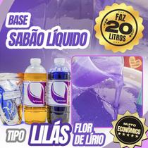 Base Kit VERZZON Completo para 20L de Sabão FLOR DE LÍRIO PREMIUM Base Kit VERZZON Completo para 20L de Sabão FLOR DE LÍRIO PREMIUM