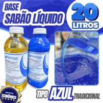 Base Kit VERZZON para 20L de Sabão Líquido AZUL TRADICIONAL Base Kit VERZZON para 20L de Sabão Líquido AZUL TRADICIONAL