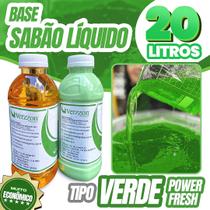 Base Kit VERZZON para 20L de Sabão Líquido POWER FRESH Base Kit VERZZON para 20L de Sabão Líquido POWER FRESH