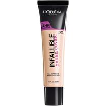 Base L'Oréal Paris Infallible Total Cover Cremosa Natural Base L'Oréal Paris Infallible Total Cover Cremosa Natural