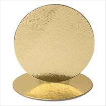 Base laminada redonda 35cm ouro com 10 unidades l.a. Base laminada redonda 35cm ouro com 10 unidades l.a.