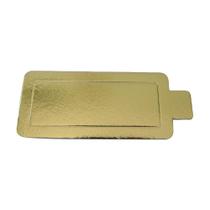 Base Laminada Retangular Dourada - 13x6 cm - 50 Unidades Base Laminada Retangular Dourada - 13x6 cm - 50 Unidades