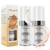 Base Líquida Akareni TLM Mudança de Cor FPS 15 2x30ml